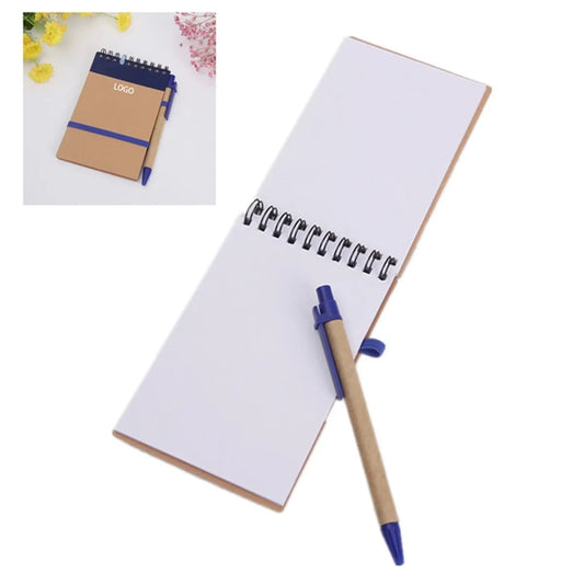 Kraft Paper Notepad Pen Holder