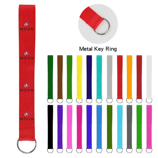 3/4" Full Color Polyester Keychain Lanyard W/ Split Ring
