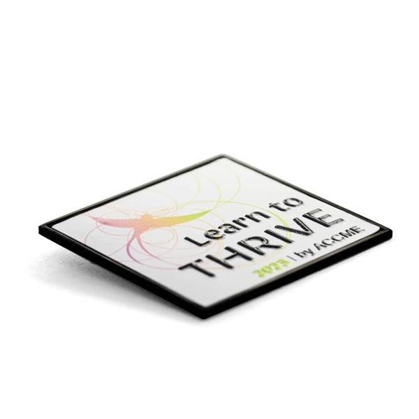 3D Texture Print Lapel Pins w/ Magnet Backing