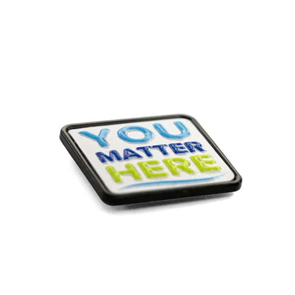 3D Texture Print Lapel Pins w/ Magnet Backing