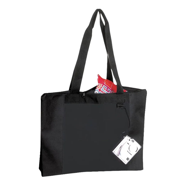 Poly Zipper Tote Bag