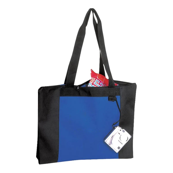 Poly Zipper Tote Bag