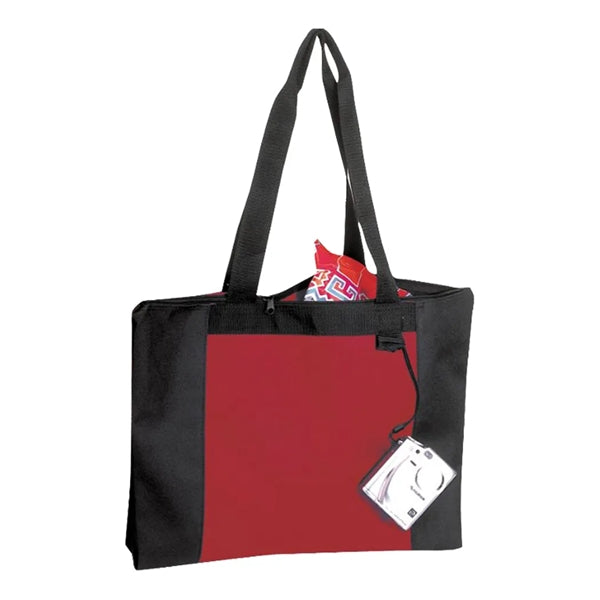 Poly Zipper Tote Bag