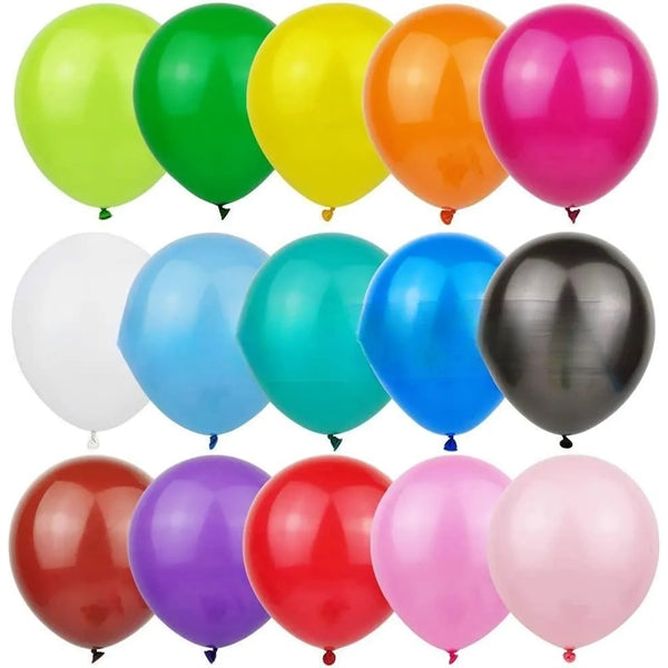 12" Party Latex Oval Balloons