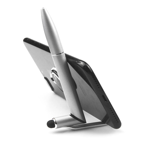 Multifunctional Metal Touch Phone Holder Pen