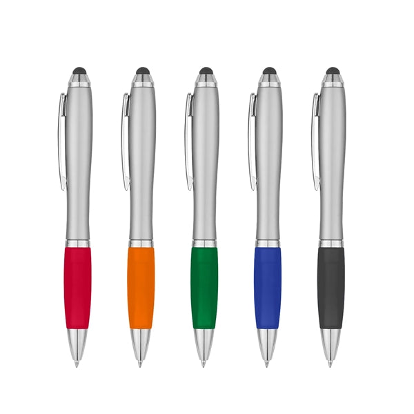 Silver Stylus Ballpoint Pen