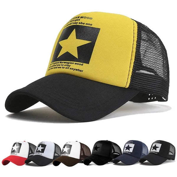 5 Panel Trucker Hat Or Mesh Back Baseball Cap