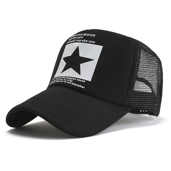 5 Panel Trucker Hat Or Mesh Back Baseball Cap