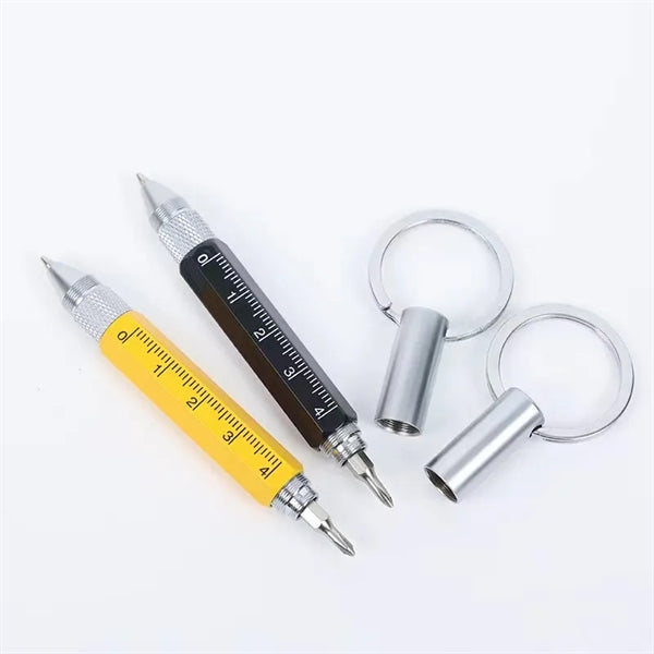 6-In-1 Multiuse Tool Stylus Twist Pen