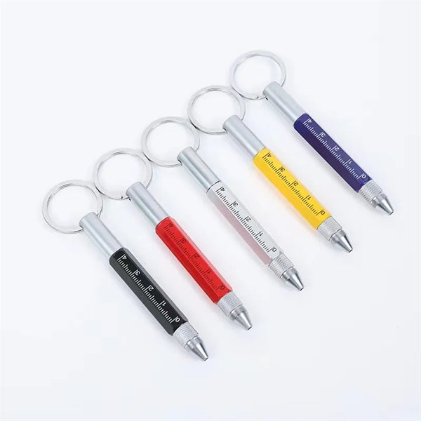 6-In-1 Multiuse Tool Stylus Twist Pen