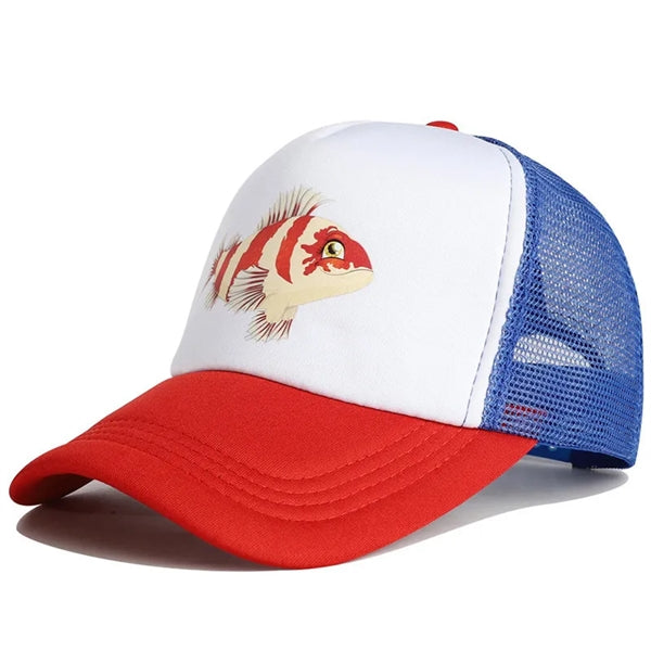 Full Color Imprint 5 Panel Trucker Hat Or Mesh Back Cap