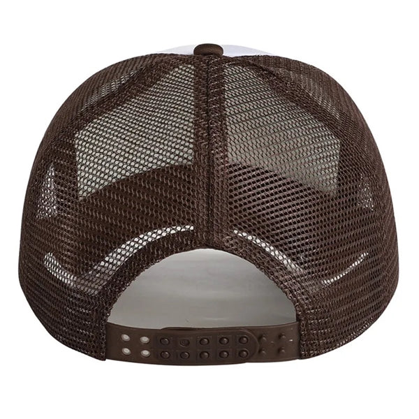 Full Color Imprint 5 Panel Trucker Hat Or Mesh Back Cap