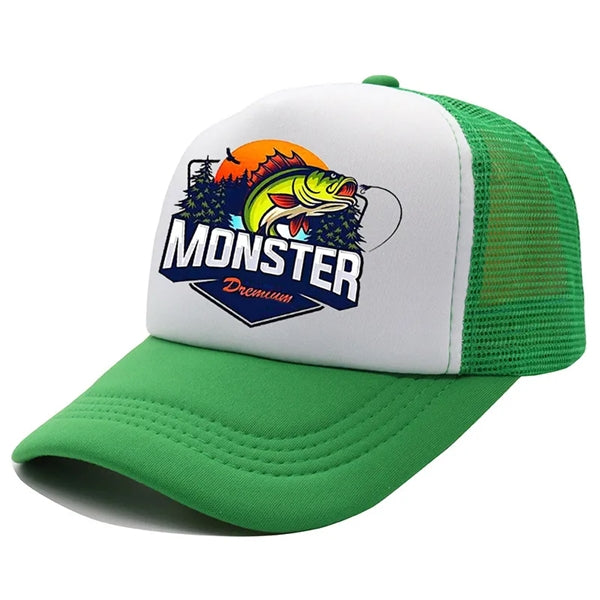 Full Color Imprint 5 Panel Trucker Hat Or Mesh Back Cap