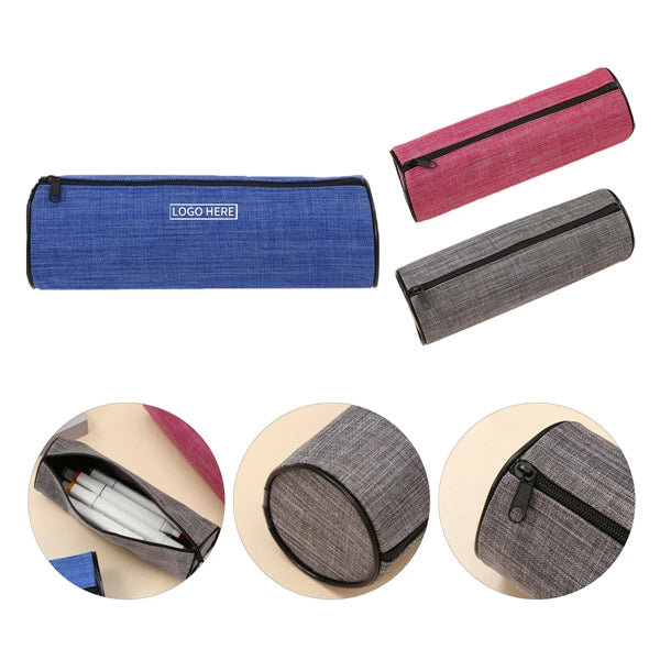 Round Pencil Case Bag