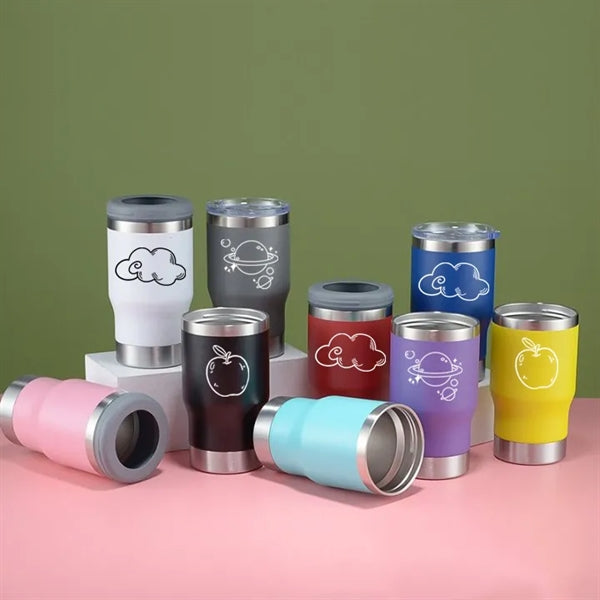 14oz Vacuum Insulated Beer Bottle with Opener