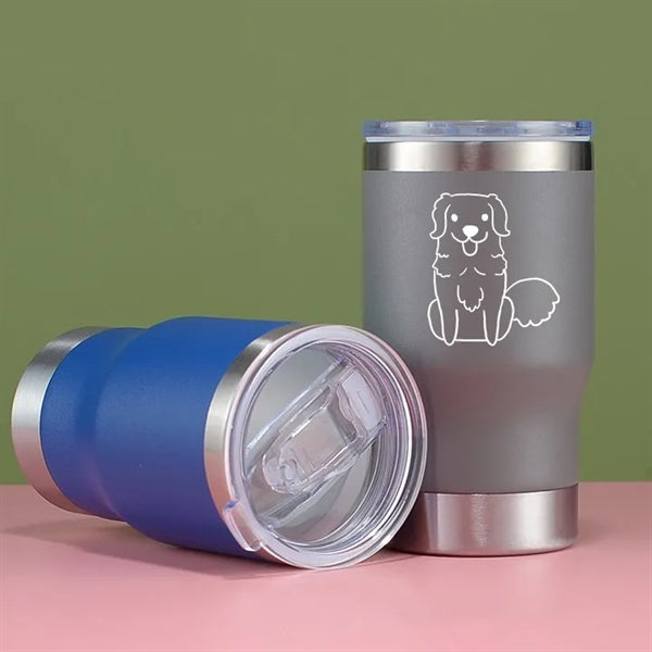 14oz Vacuum Insulated Beer Bottle with Opener
