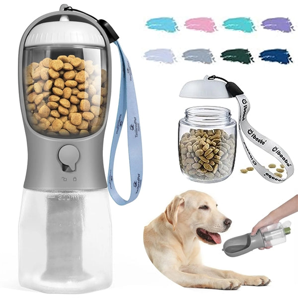 3 in 1 Mufti-function Dog Water Bottle Travel Cup