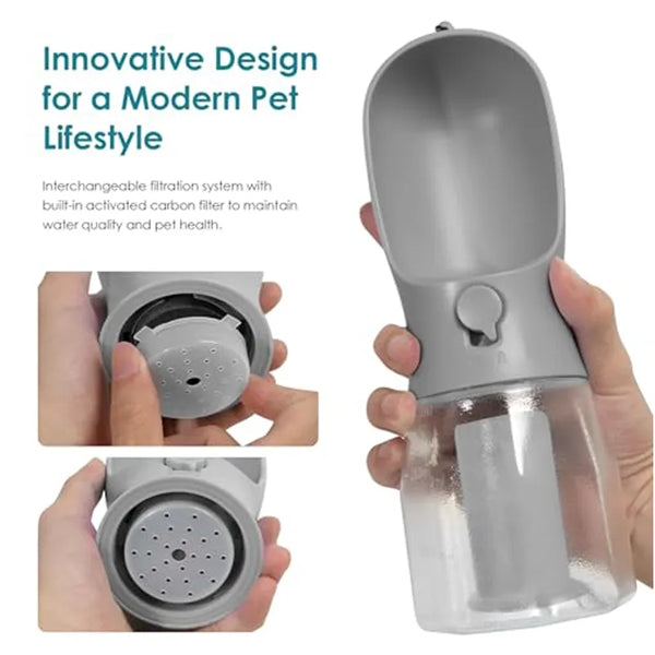 3 in 1 Mufti-function Dog Water Bottle Travel Cup