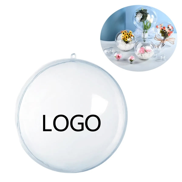 Acrylic Plastic Clear Ornaments Ball