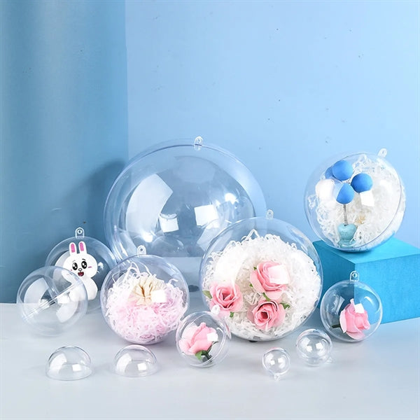 Acrylic Plastic Clear Ornaments Ball