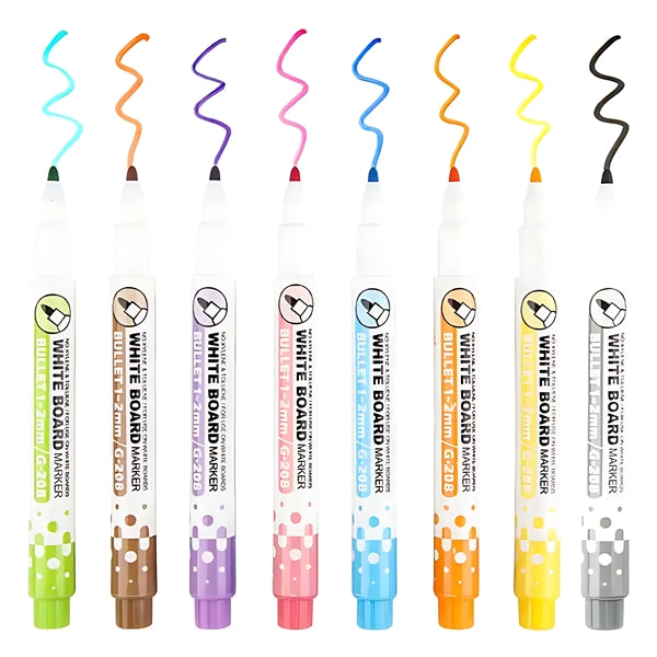 Magnetic Whiteboard Marker Pen Set With Eraser
