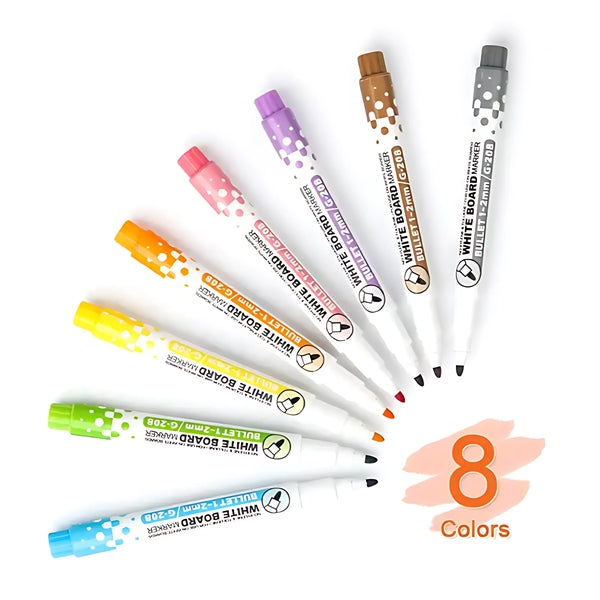 Magnetic Whiteboard Marker Pen Set With Eraser