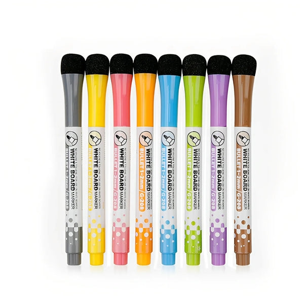 Magnetic Whiteboard Marker Pen Set With Eraser