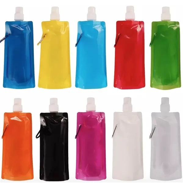 16oz BPA Foldable Collapsible Water Bottle