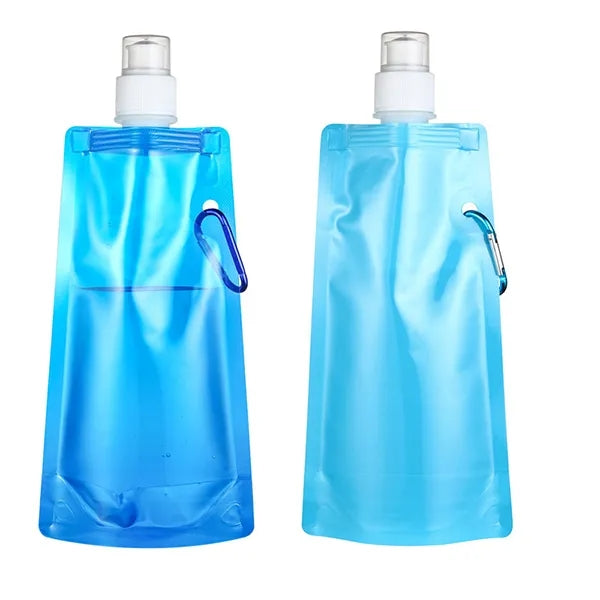 16oz BPA Foldable Collapsible Water Bottle