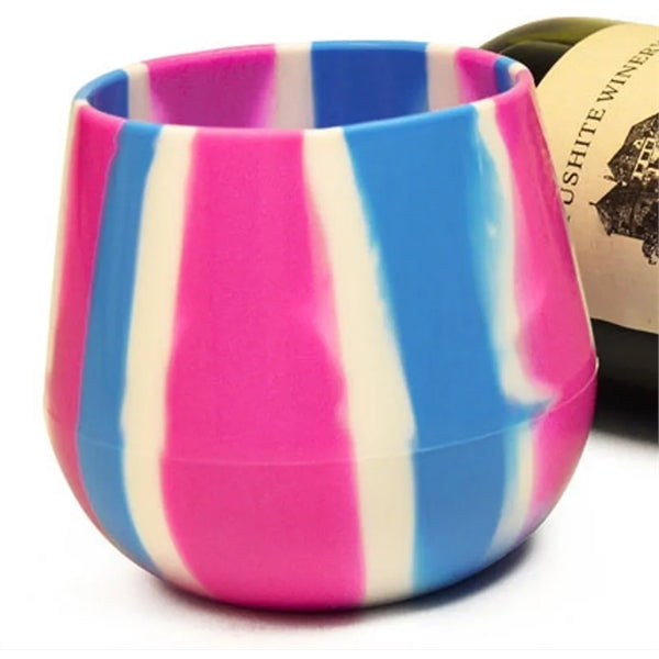 Multicolor Unbreakable Silicone Wine Glasses 13.5oz 400ml