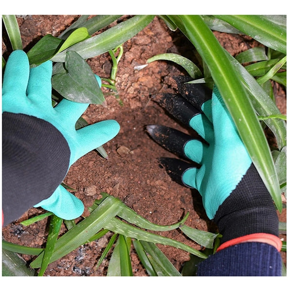 Garden Yard Work Gloves With Claws