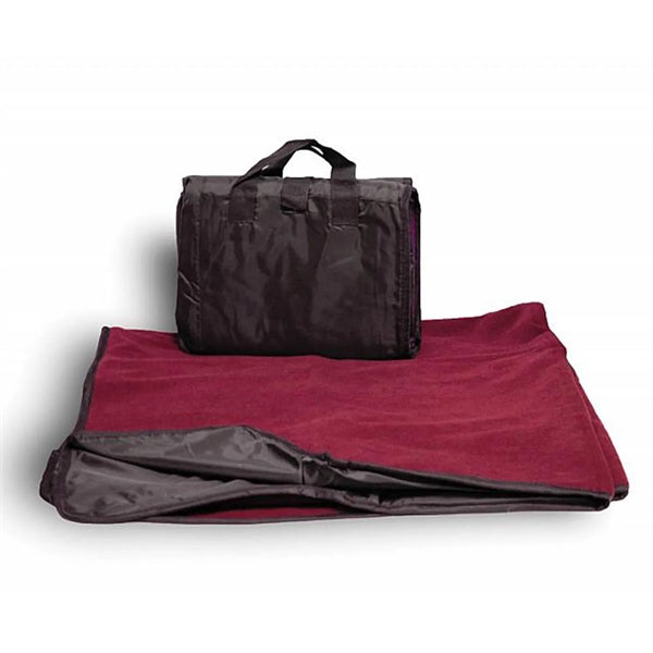 Picnic Blanket w/ Leatherette Patch