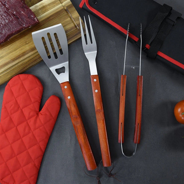 7-Piece BBQ Apron & Tool Set
