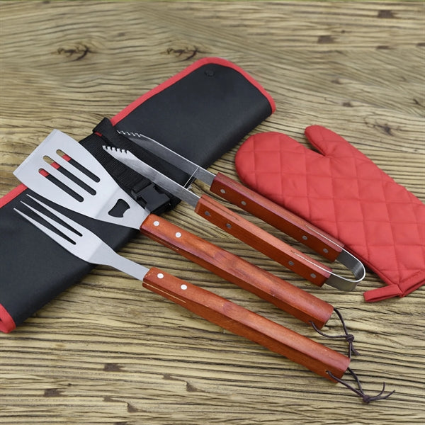 7-Piece BBQ Apron & Tool Set