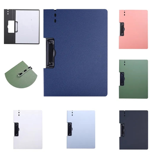 Office Handheld A4 Profile Clip File Folder With Clipboard