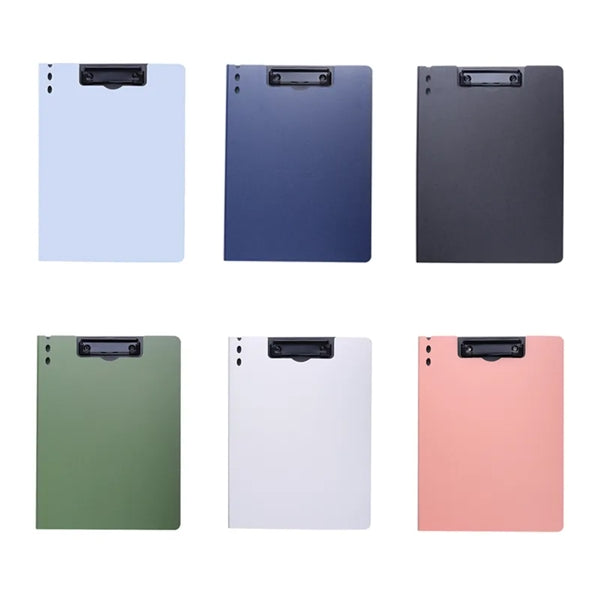 Office Handheld A4 Profile Clip File Folder With Clipboard