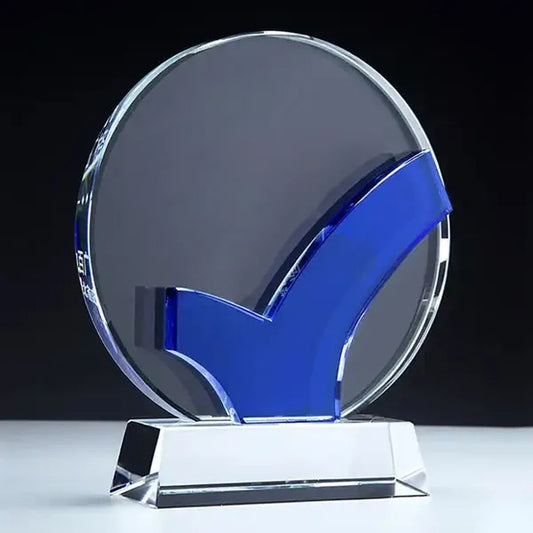 Accomplishment Circle Crystal Award