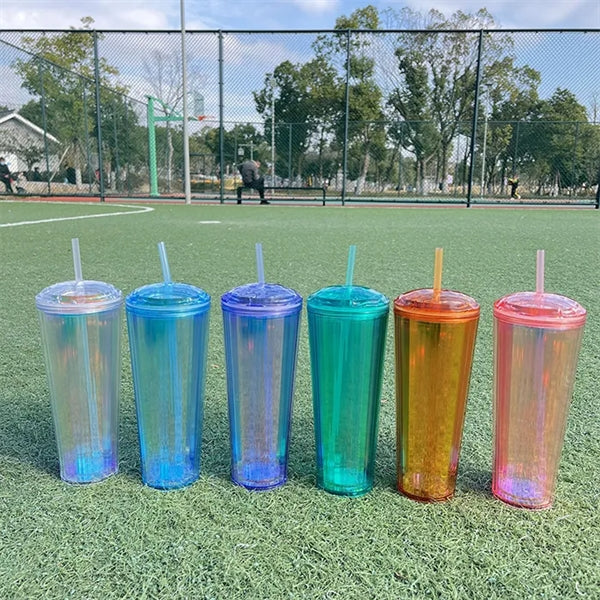 24oz Double Plastic Taro Travel Cup