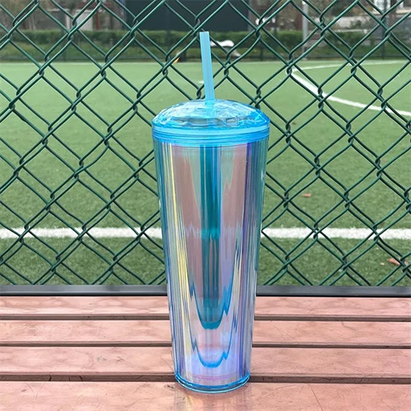 24oz Double Plastic Taro Travel Cup