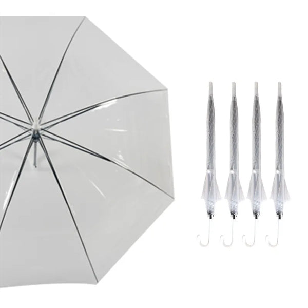 46" Arc Rain Stopper Clear Umbrella