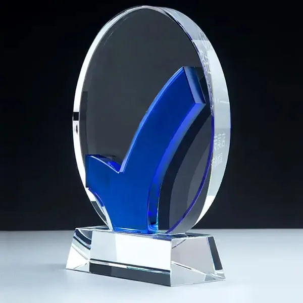 Accomplishment Circle Crystal Award
