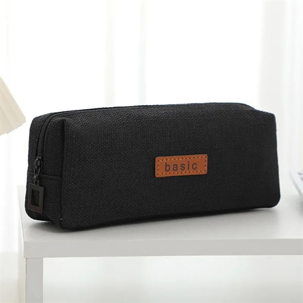 7.8" x 3.15" x 1.97" Durable Zippered Pencil Bag