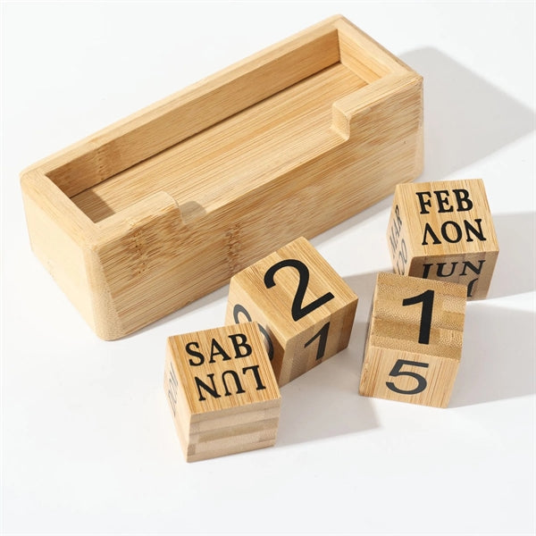 Wooden Block Calendar