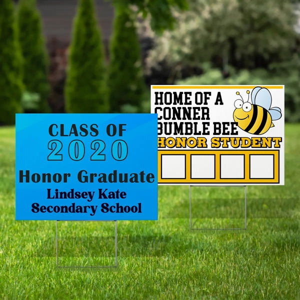 Political Yard Signs 24" x 18" - Double-Sided