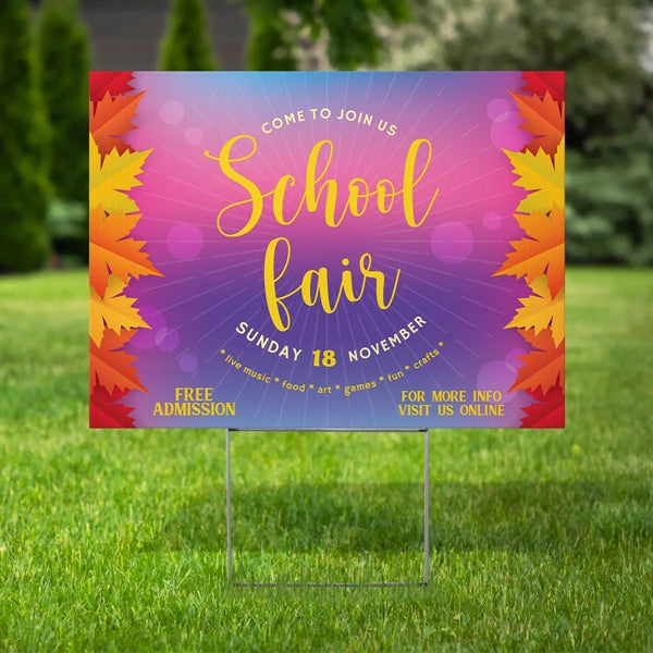 Yard Signs 24" x 16" Double-Sided