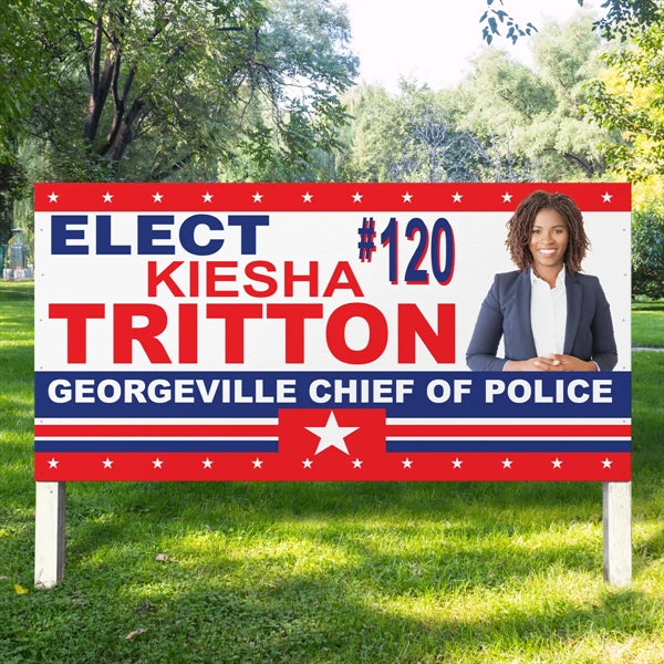 Yards Signs 96" x 24" - Single-Sided