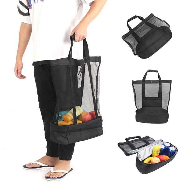 Beach Mesh Bag With Cooler