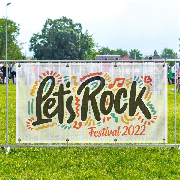 Banner Mesh 10' x 3'
