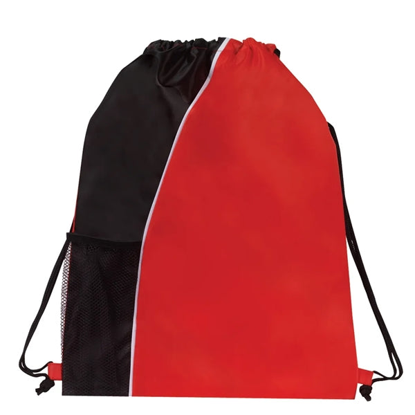 Colorblock Drawstring Backpack
