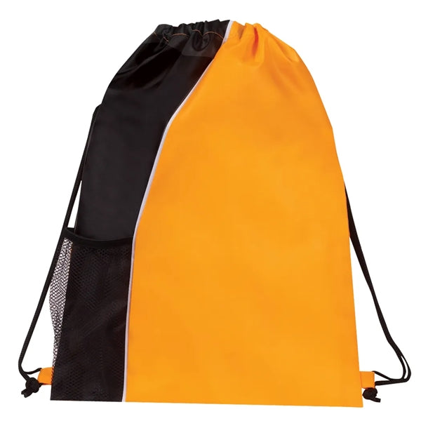 Colorblock Drawstring Backpack